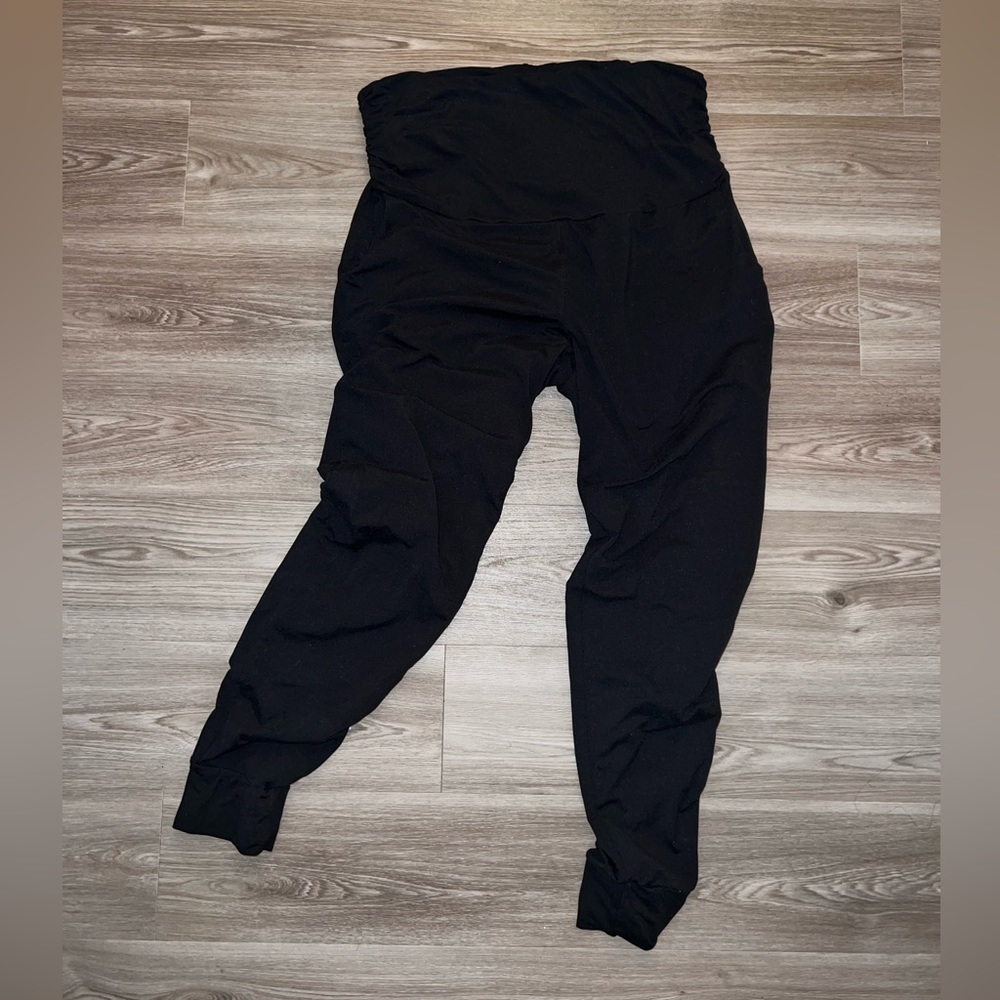Black joggers-Maternity